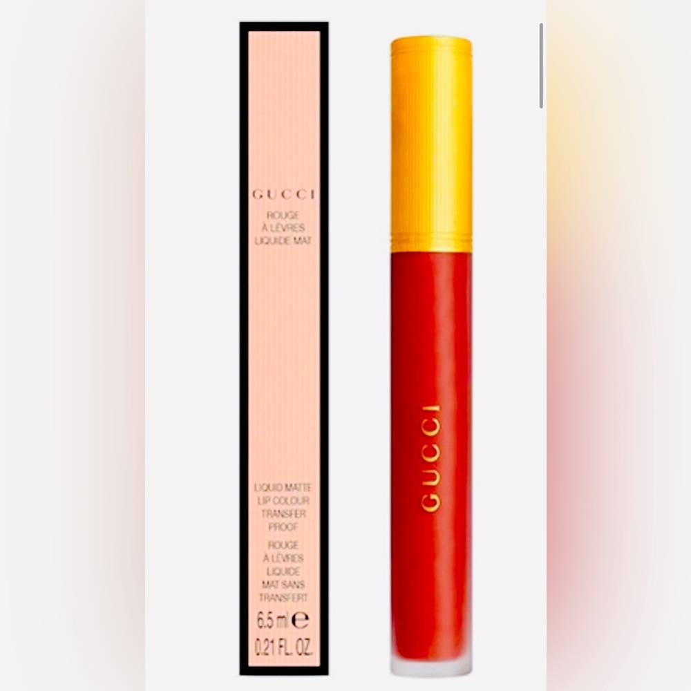 Gucci Liquid Matte Lip Colour in Nellie Cherry 521 🍒